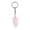 Natural Rose Quartz Sailor's Knot Pendant Keychain KEYC-E038-03P-05-2