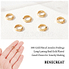 BENECREAT 40Pcs Brass Bead Frames KK-BC0007-11-3