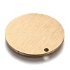 Ion Plating(IP) 304 Stainless Steel Pendants STAS-0133-06E-G-2
