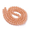 Imitation Jade Glass Beads Strands DGLA-S076-8mm-11-2