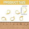 100Pcs Brass Leverback Earring Findings KK-YW0003-37AB-3