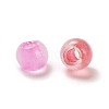 Cat Eye Style Glass Round Seed Beads GLAA-G110-01B-2