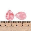 Cherry Quartz Glass Cabochons G-H094-01A-33-3