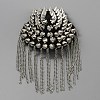 Fashionable Tassel Epaulettes AJEW-WH0413-04P-1