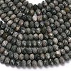 Natural Green Wood Lace Stone Wooden Jasper Beads Strands G-Z111-A15-02-4