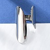 Non-Tarnish 304 Stainless Steel Open Cuff Ring X-RJEW-Q775-01P-1