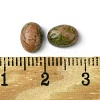 Natural Unakite Cabochons G-A094-01B-50-3