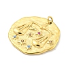 Real 18K Gold Plated PVD Vacuum Plating 304 Stainless Steel Pendants STAS-L278-003G-07-2