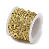 Rack Plating Brass Dapped Chains AJEW-Q153-03G-04-3