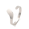 Non-Tarnish 304 Stainless Steel Open Cuff Rings RJEW-Q808-02A-P-1