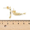 Brass Stud Earring Findings LS-KK-M326-19G-3