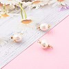 Natural Cultured Freshwater Pearl Pendants X-PALLOY-JF00673-01-4