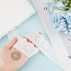 Cotton Hollow Embroidered Lace Trim SRIB-WH0011-053-1-3