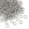 Tarnish Resistant 304 Stainless Steel Open Jump Rings X-STAS-Q186-02-6x0.8mm-2