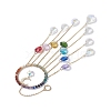 Natural Gemstone Ring Pendants Decorations HJEW-JM01267-4