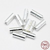 925 Sterling Silver Screw Clasps STER-G019-10S-4mm-4