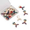 Zinc Alloy Enamel Pendants ENAM-CJ0001-50-5