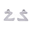 201 Stainless Steel Charms X-STAS-T044-217P-Z-2