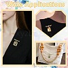 2Pcs 2 Styles Square & Rectangle with Flower Alloy ABS Imitation Pearl Brooch JEWB-CJ0001-92-7