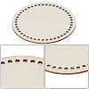 3 Sets 3 Style Wooden Basket Bottoms DIY-GF0004-75-4