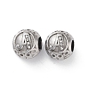 304 Stainless Steel Rhinestone European Beads STAS-A092-10A-P-1