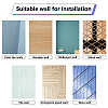 8 Sheets 8 Styles Back-to-school Season PVC Waterproof Wall Stickers DIY-WH0345-126-4