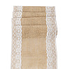 Jute Cloth & Lace Table Runners HULI-PW0002-130B-1