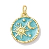 Rack Plated Brass Enamel Pendants X-KK-Z039-02A-1