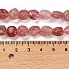 Natural Strawberry Quartz Beads Strands G-P497-01E-06-5