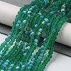 Transparent Glass Beads Strands LS-EGLA-A034-T4mm-MB18-2