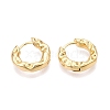 Ring Brass Hoop Earrings for Women EJEW-N054-59G-2