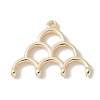 Brass Pendants KK-U052-17G-1