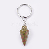 Natural & Synthetic Mixed Stone Keychain KEYC-P041-A-3
