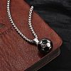 304 Stainless Steel Pendant Necklaces NJEW-H058-02P-3