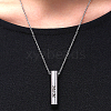 Non-Tarnish Stainless Steel Urn Ashes Necklaces NQ6466-2-3