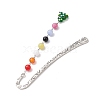 Christmas Theme Alloy Hook Bookmarks AJEW-JK00337-5