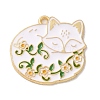 Alloy Enamel Pendants ENAM-147-04B-G-1