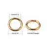 304 Stainless Steel Open Jump Rings LS-X-STAS-R060-5x0.7-2
