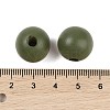 Wood European Beads WOOD-M014-01G-3