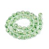 Handmade Foil Glass Beads Strands FOIL-Q002-05D-2