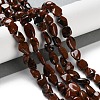 Natural Mahogany Obsidian Beads Strands G-P497-01C-05-2