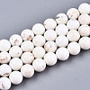 Natural Magnesite Beads Strands X-G-S373-003-6mm-1