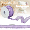 Nylon Pleated Elastic Mesh Lace Ribbon OCOR-WH0086-96C-2