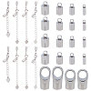 304 Stainless Steel Cord Ends and Chain Extender STAS-UN0019-77P-1