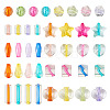  200Pcs 10 Styles Transparent Acrylic Beads TACR-TA0001-28-9