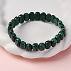 Natural Malachite Stretch Bracelets BJEW-F327-04-1