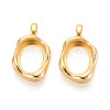 Irregular 925 Sterling Silver Blank Bezel Cup Pendant Cabochon Settings STER-T008-85G-1