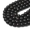 Natural Ebony Wood Beads Strands X-WOOD-F006-03-8mm-2