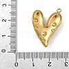 304 Stainless Steel Plastic Pearl Pendants X-STAS-K308-04G-3