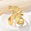 304 Stainless Steel Cuff Rings RJEW-C124-06C-G-2